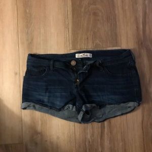 Hollister Blue Denim Shorts
